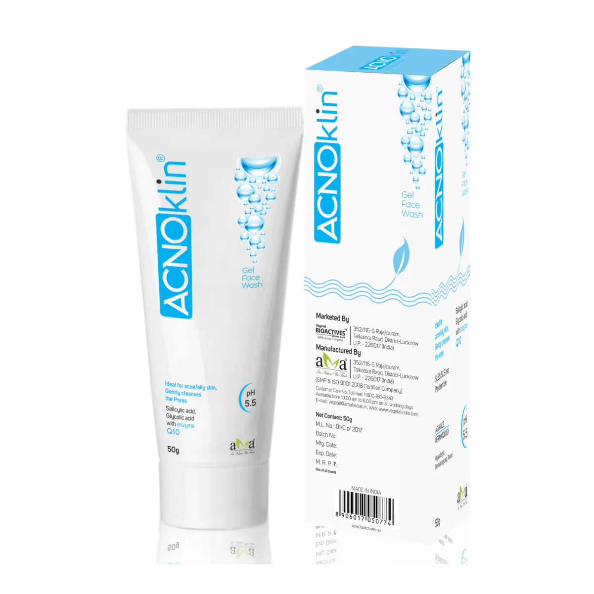 Acnoklin®- Gel Face Wash - Image 2