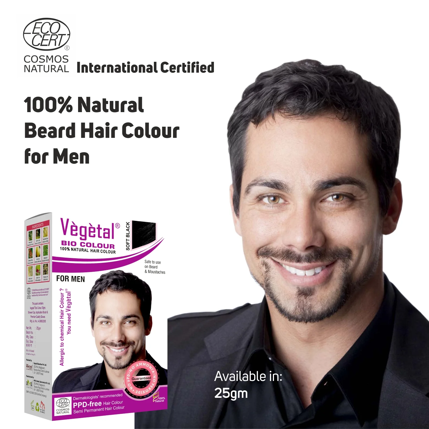 Vegetal Bio Colour Soft Black For Men - Image 3
