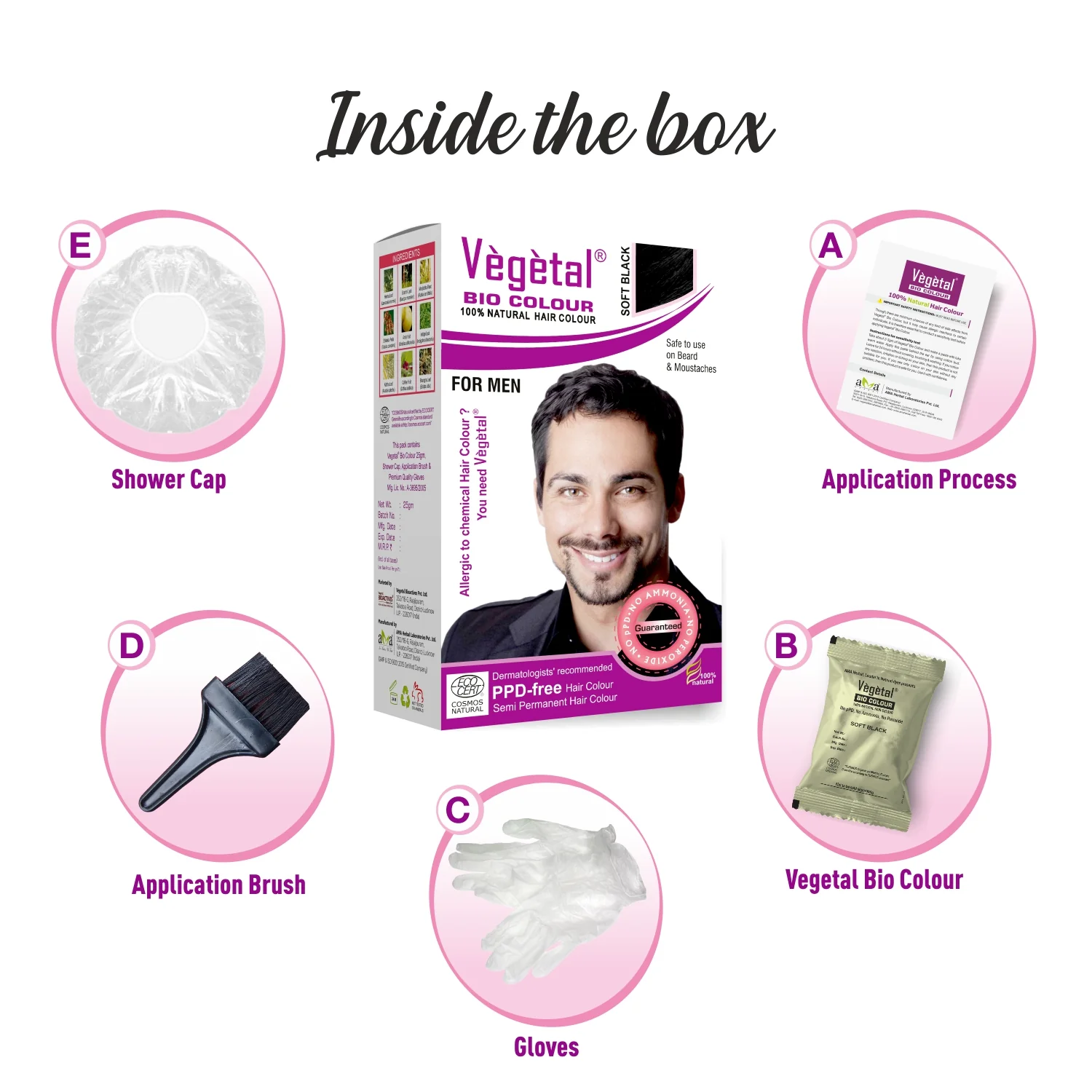 Vegetal Bio Colour Soft Black For Men - Image 5