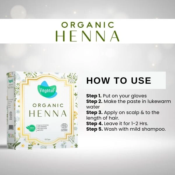 Organic & Natural Henna Powder for Hair - Vegetal - Image 3