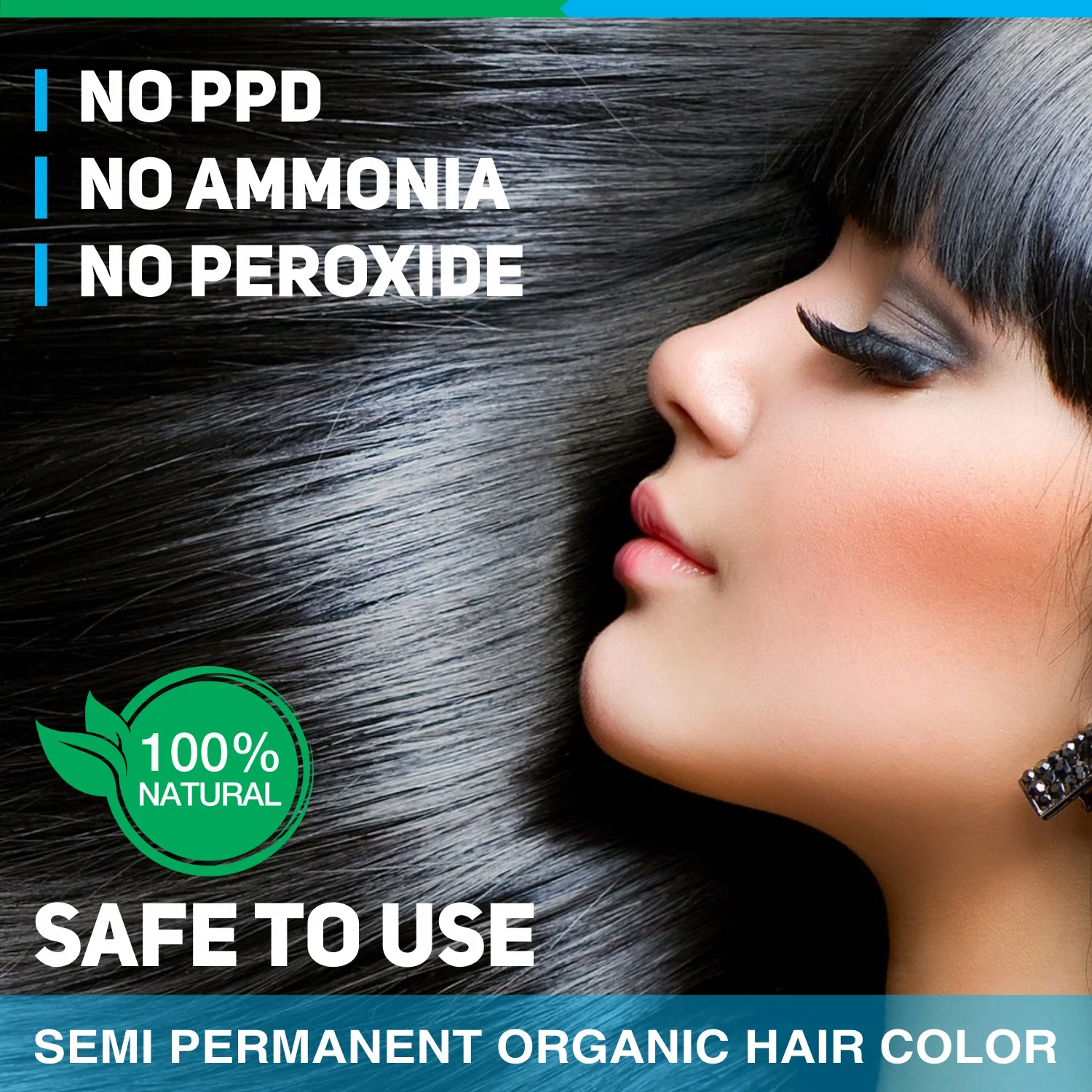 Vegetal SafeColor™ Soft Black - PPD Free Hair Color - Image 5