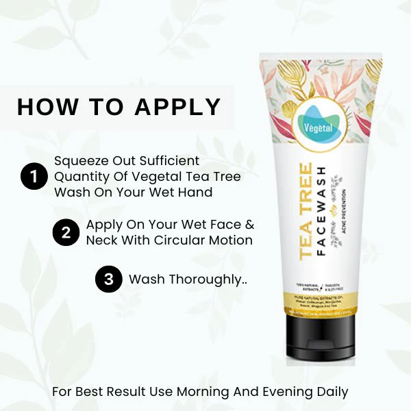 Vegetal Tea Tree Face Wash - Image 3